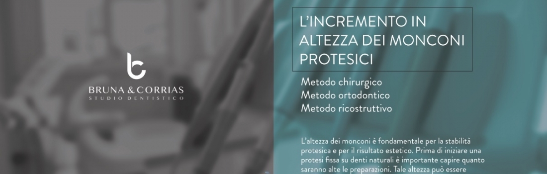 L’incremento in altezza dei monconi protesici